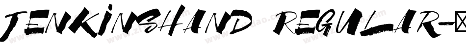 JenkinsHand Regular字体转换